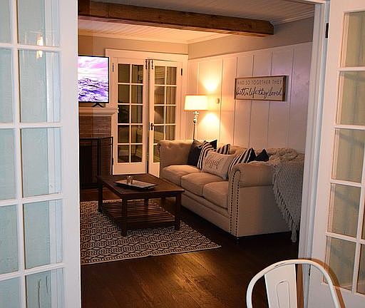 Dining to living room view