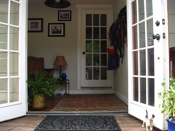 French doors off deck