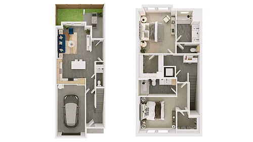 Floor plan B5 - Townhome