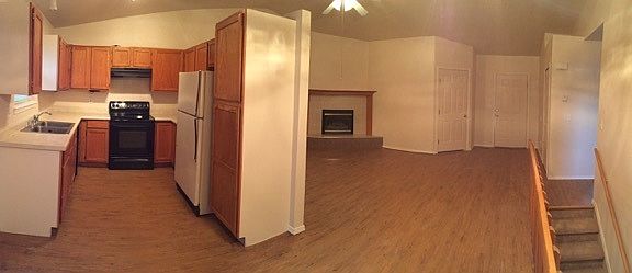 Kitchen and Living area