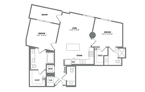 Floor plan B3