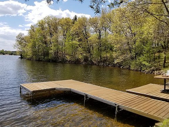 Custom aluminum & cedar pier