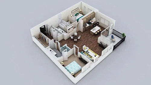 Floor plan B3