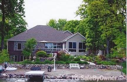 Rear of house and beach