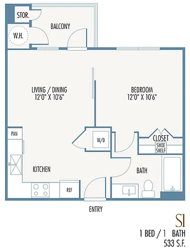 Floor plan S1