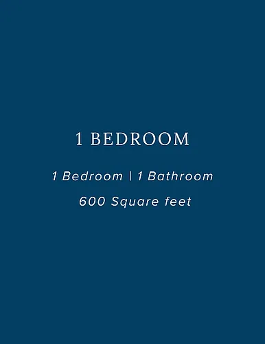 Floor plan 1 Bedroom 1 Bathroom