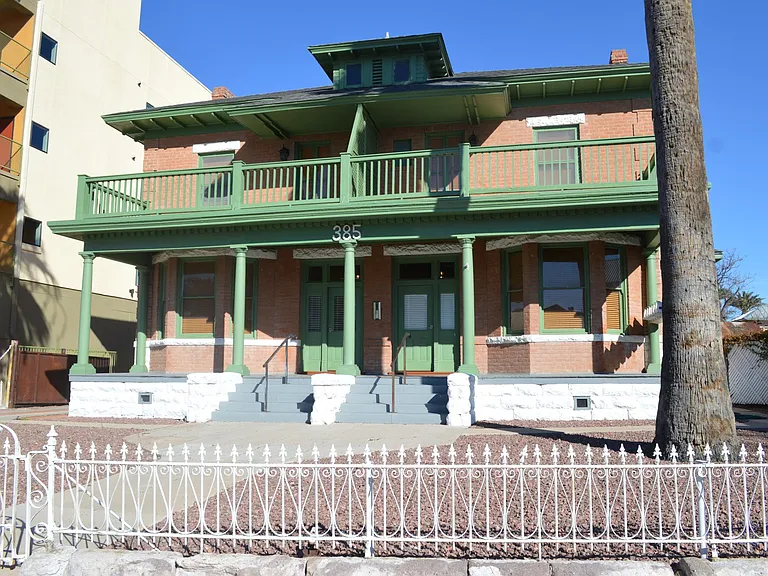 Main house. Unit is bottom left