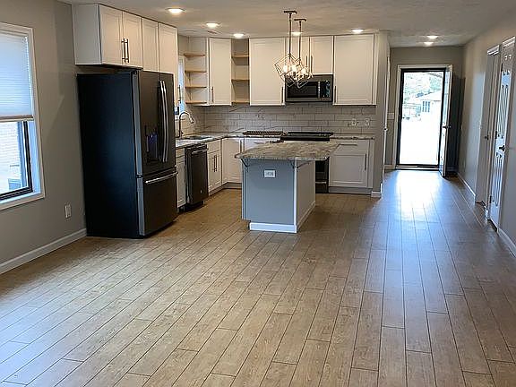 Open living area , park view