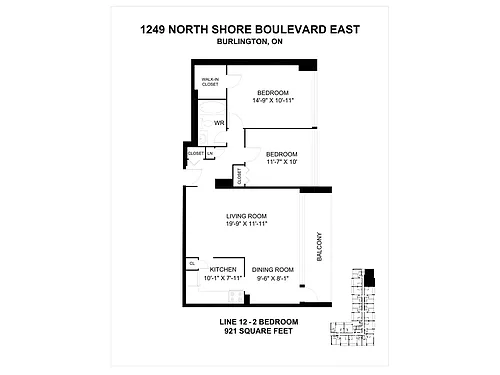 Floor plan 2 Bedroom
