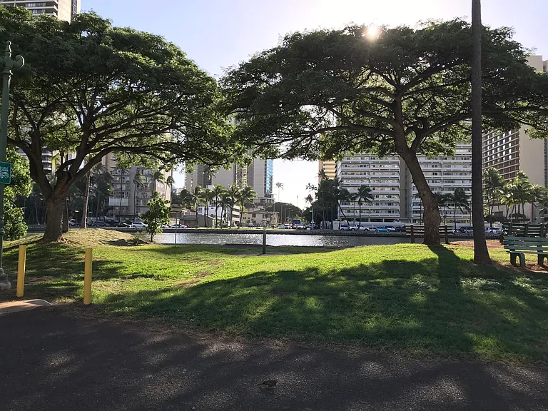 Promenade on Ala Wai Canal