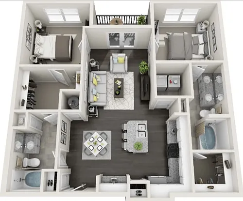 Floor plan B1