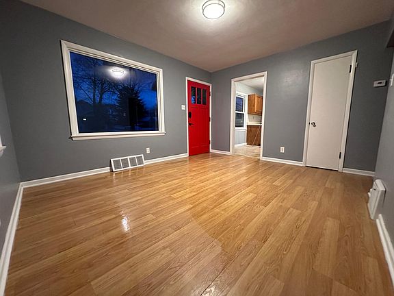 Living room with large picture window