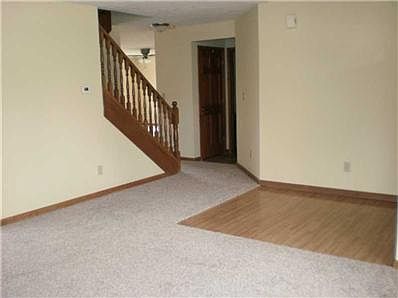 Living Room. Living Room and Staircase