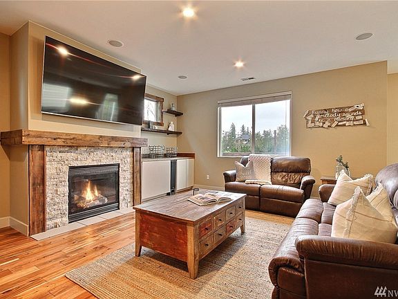 Cozy up with your upgraded gas fireplace and enjoy the surround sound with your favorite movie! 