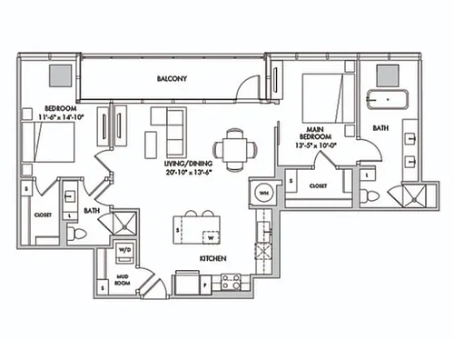 Floor plan C6a