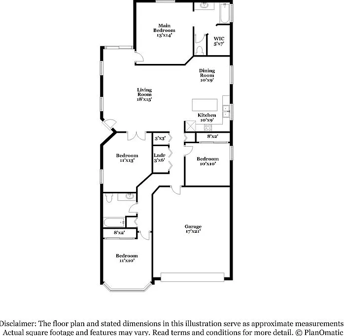 3 bed, 2.0 bath, 1480 sqft, $1,755 — Photo 2