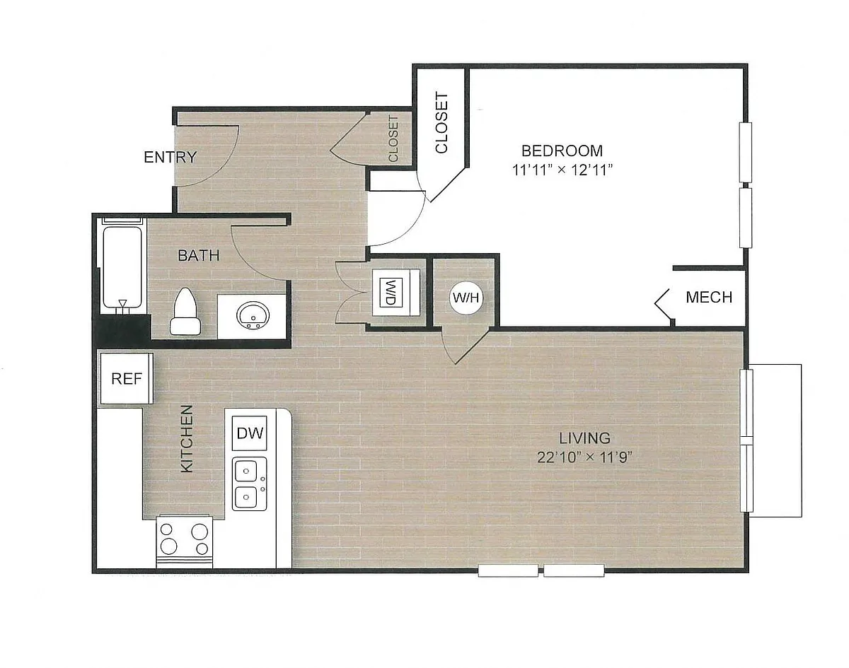 Floor plan A19