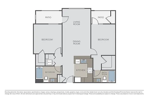 Floor plan Las Palmas B1