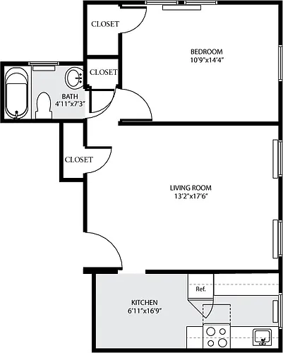 Floor plan 558