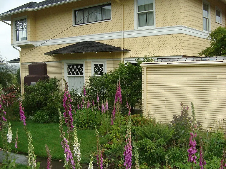 Outside of the house