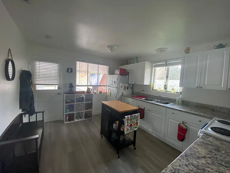 Remodeled Kitchen with new cabinets and granite