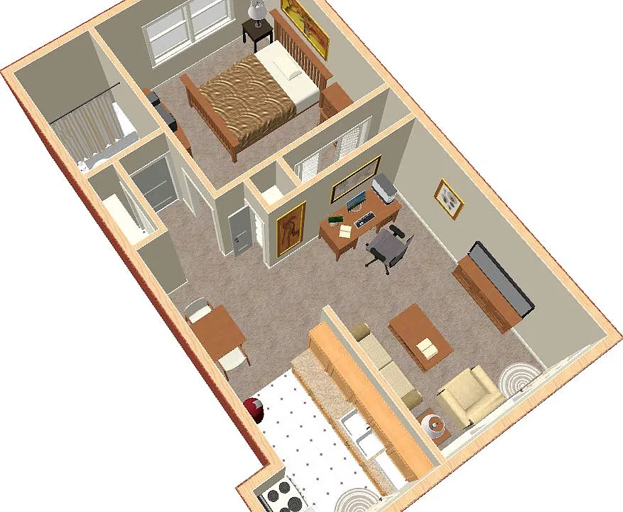 App South Building B - Floorplan R_WFurn3_03042015