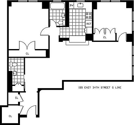 2nd image of 155 E 34th St APT 7G