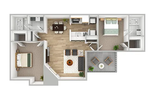 Floor plan B2