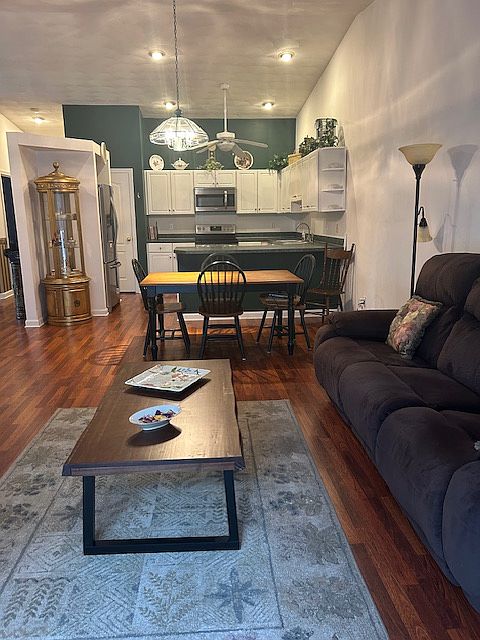 Living room and Kitchen