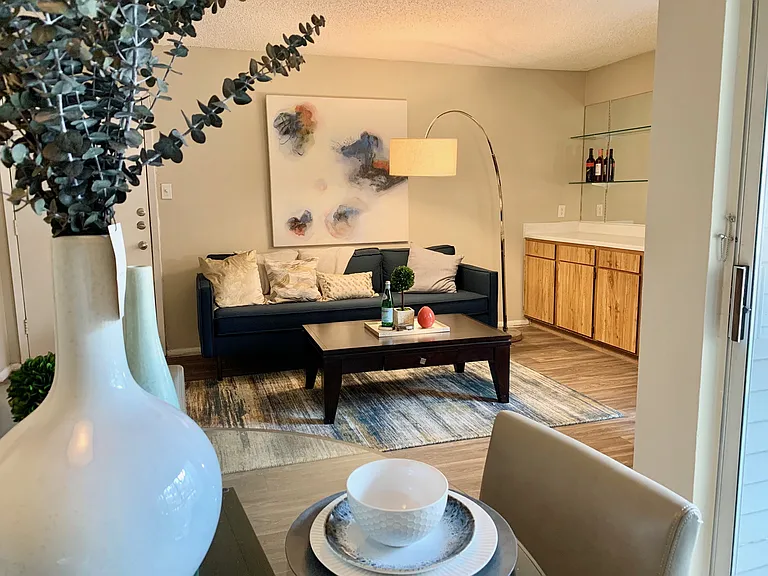 staged living room