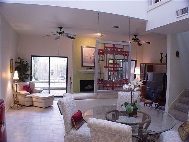 Living and dining area