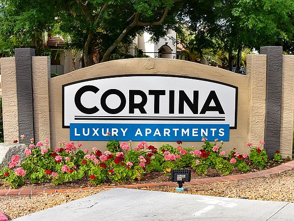 Cortina Apts Monument Sign