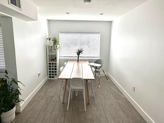 Dining room open to kitchen