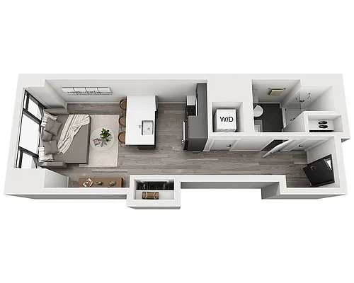 Floor plan Studio E1A