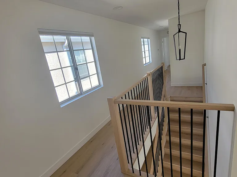 Stairwell looking East.