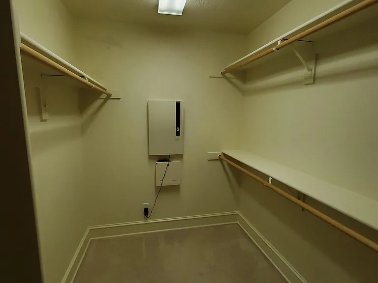 Master walk-in closet
