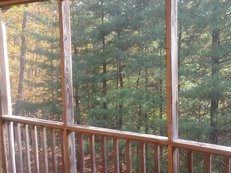 Upper level looking out