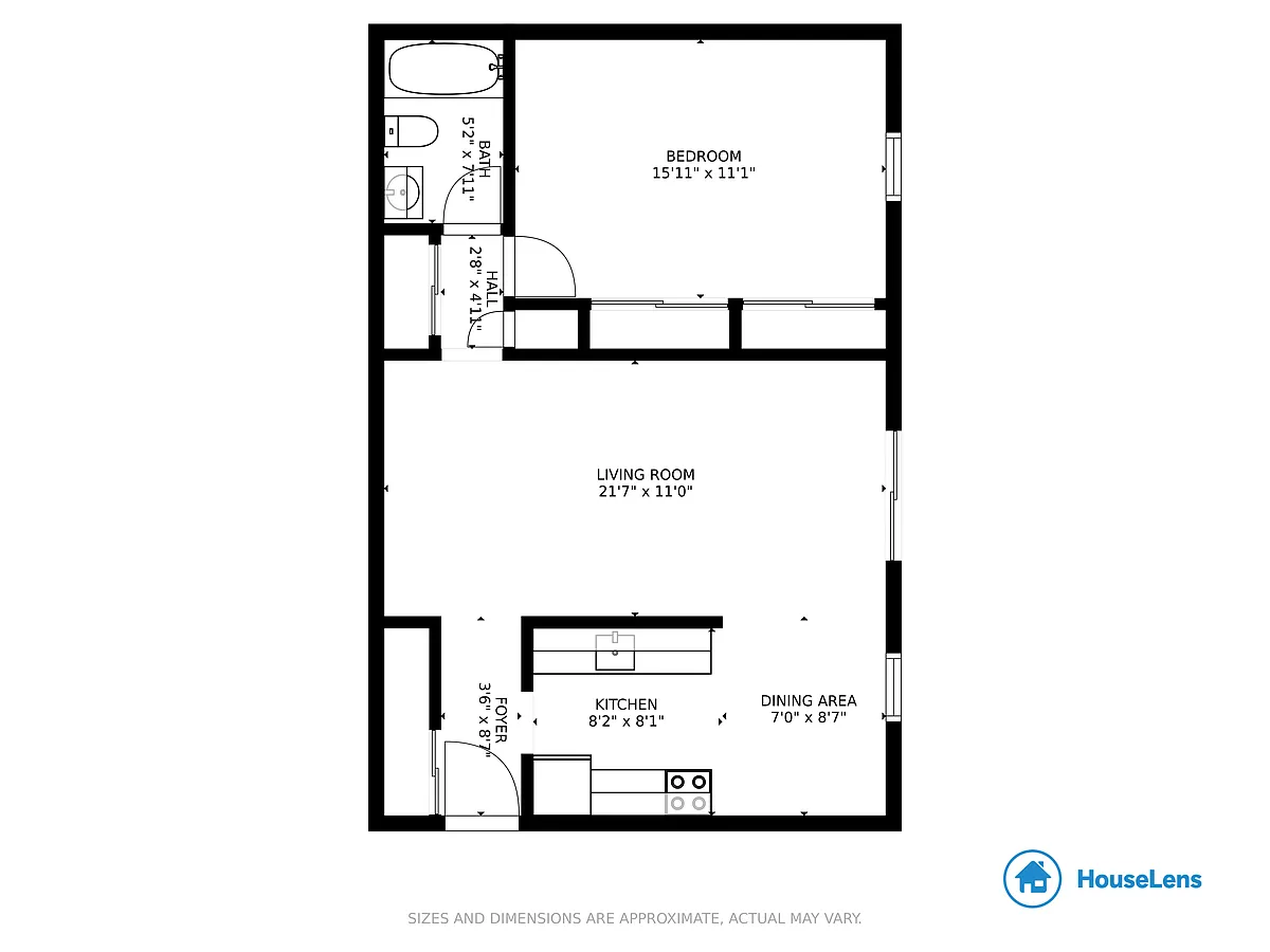 Floor plan One Bedroom