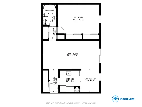 Floor plan One Bedroom
