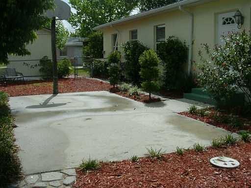 Back Yard & B-Ball Court 