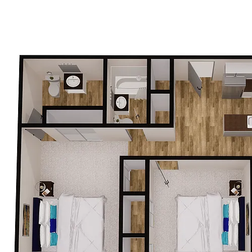 Floor plan 2x2 - Partial