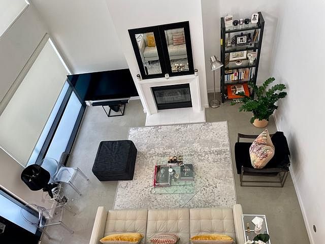 Living room view from 2nd floor