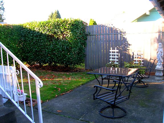 Private Backyard with Patio