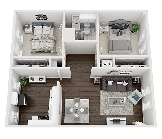 Floor plan B1-R