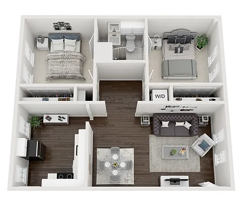 Floor plan B1-R