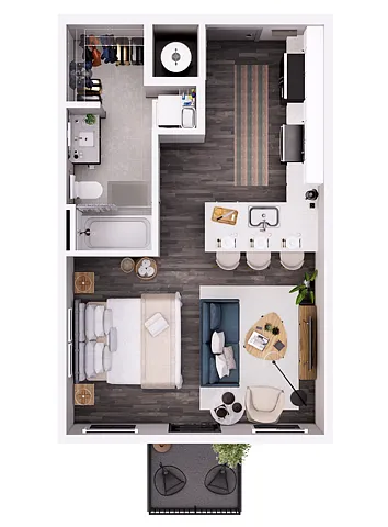 Floor plan Park-0B