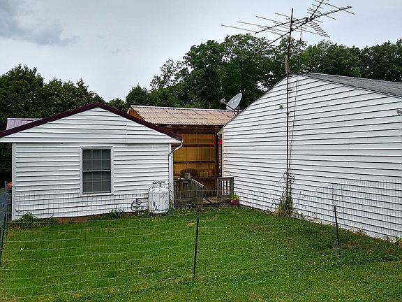 Back side of garage & house
