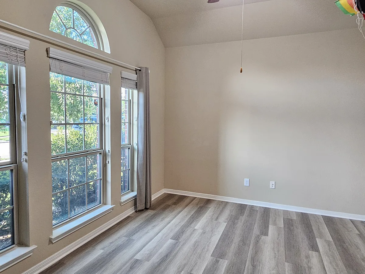 Study with french doors, located in front of house. - 18511 Cypress Steppe Ln