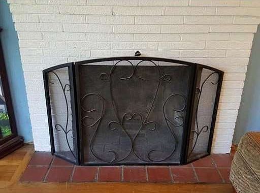 Fireplace in living room