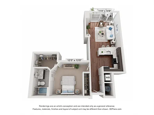 Floor plan 1H